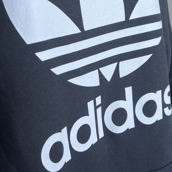 Adidas Originals Mens Trefoil Logo Fleece Pullover Hoodie Size Large Sweatshirt - Picture 3 of 9